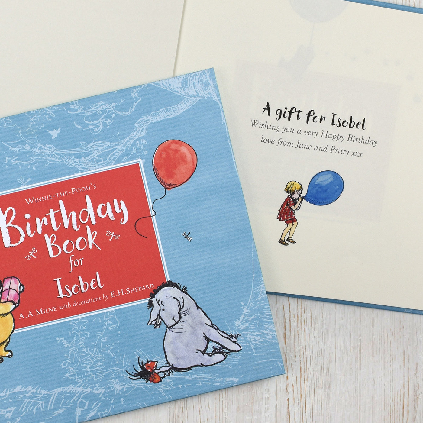 Personalised Winnie-the-Pooh Birthday Book - Shop Personalised Gifts