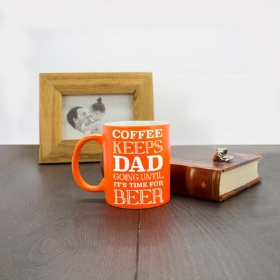 Personalised Coffee & Beer Loving Matte Ceramic Mug - Shop Personalised Gifts