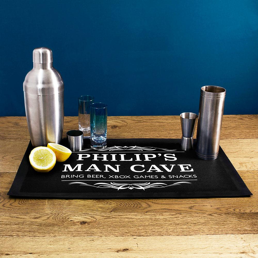 Personalised Gentleman's Man Cave Bar Mat - Shop Personalised Gifts