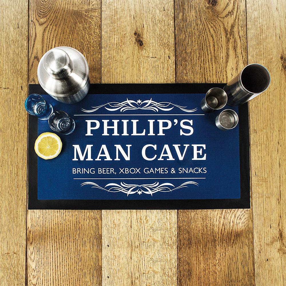 Personalised Gentleman's Man Cave Bar Mat - Shop Personalised Gifts