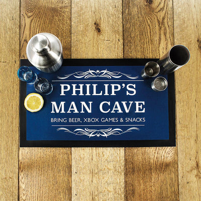 Personalised Gentleman's Man Cave Bar Mat - Shop Personalised Gifts