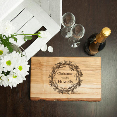 Personalised Welsh Ash Christmas Serving Board - Shop Personalised Gifts