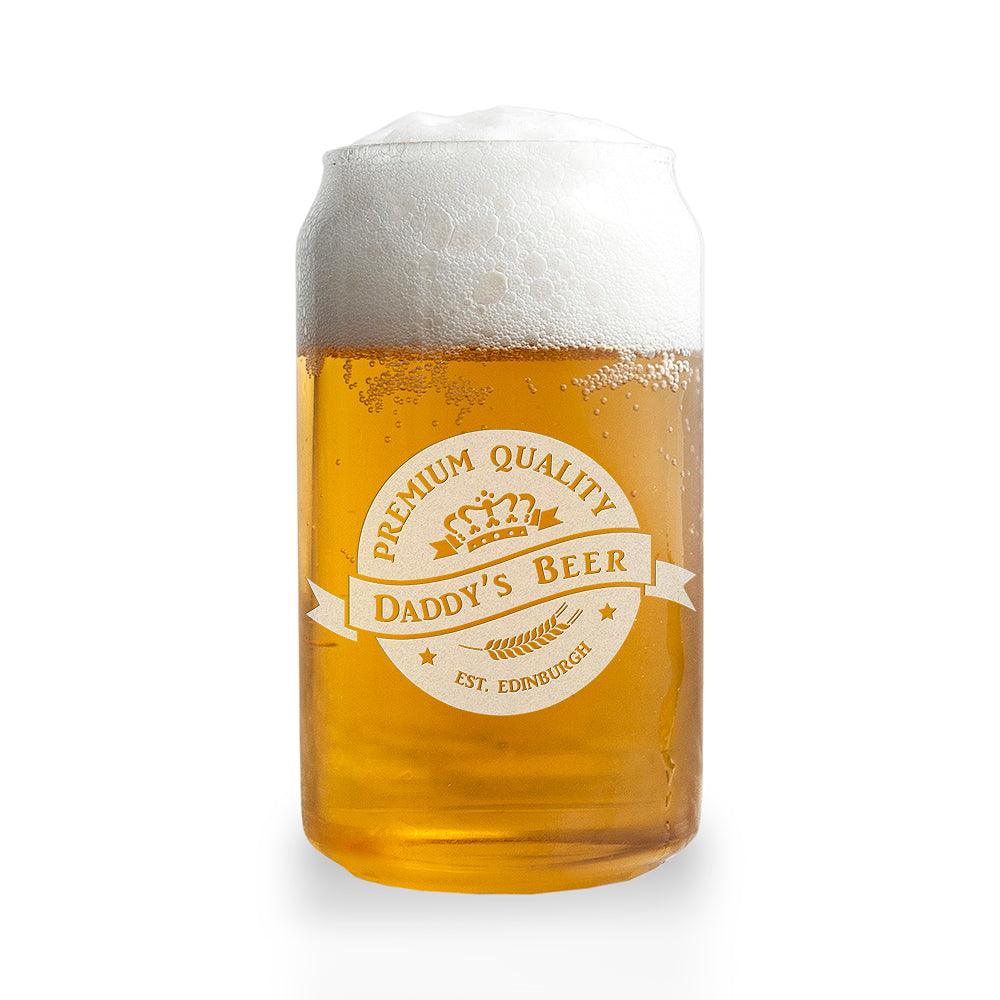 Personalised Premium Quality Beer Can Glass - Shop Personalised Gifts