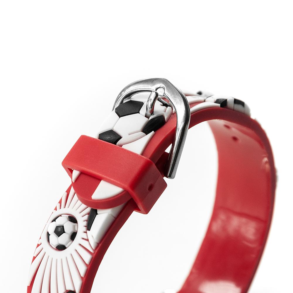 Kids Personalised Boys - Girls Red Football Watch - Shop Personalised Gifts