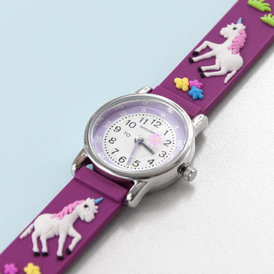 Kids Personalised Girls Unicorn Watch - Shop Personalised Gifts