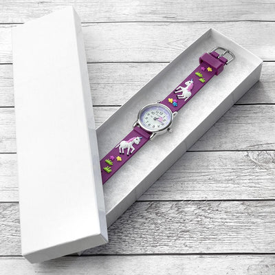 Kids Personalised Girls Unicorn Watch - Shop Personalised Gifts