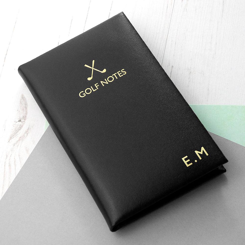 Personalised Luxury Leather Golf Notebook - Shop Personalised Gifts