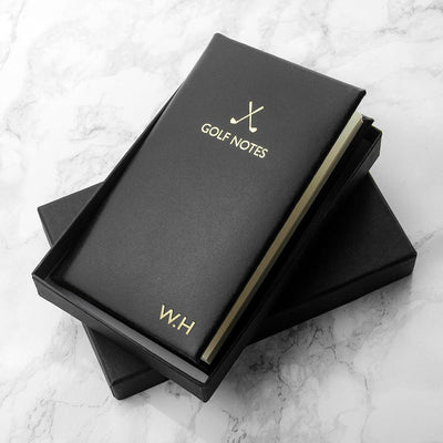 Personalised Luxury Leather Golf Notebook - Shop Personalised Gifts