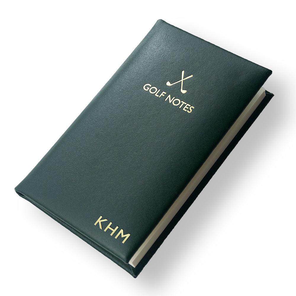 Personalised Luxury Leather Golf Notebook - Shop Personalised Gifts