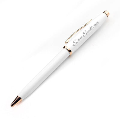 Personalised Cross Century II Pen In White - Shop Personalised Gifts
