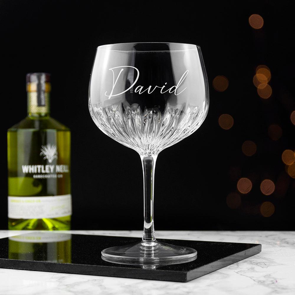 Personalised Crystal Gin Goblet - Shop Personalised Gifts