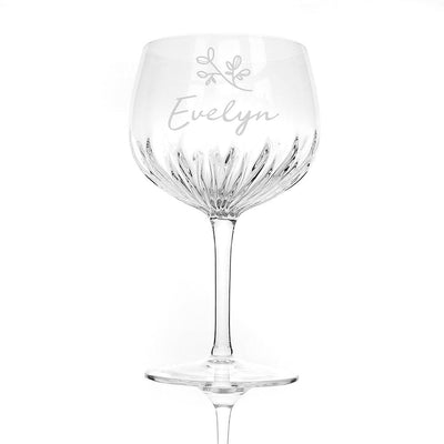 Personalised Crystal Icon Gin Goblet - Shop Personalised Gifts