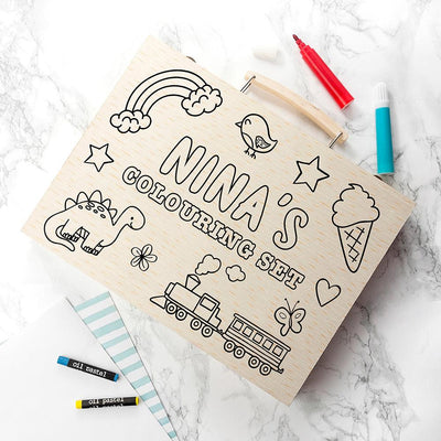 Personalised Colour Your Own Colouring Set - Shop Personalised Gifts