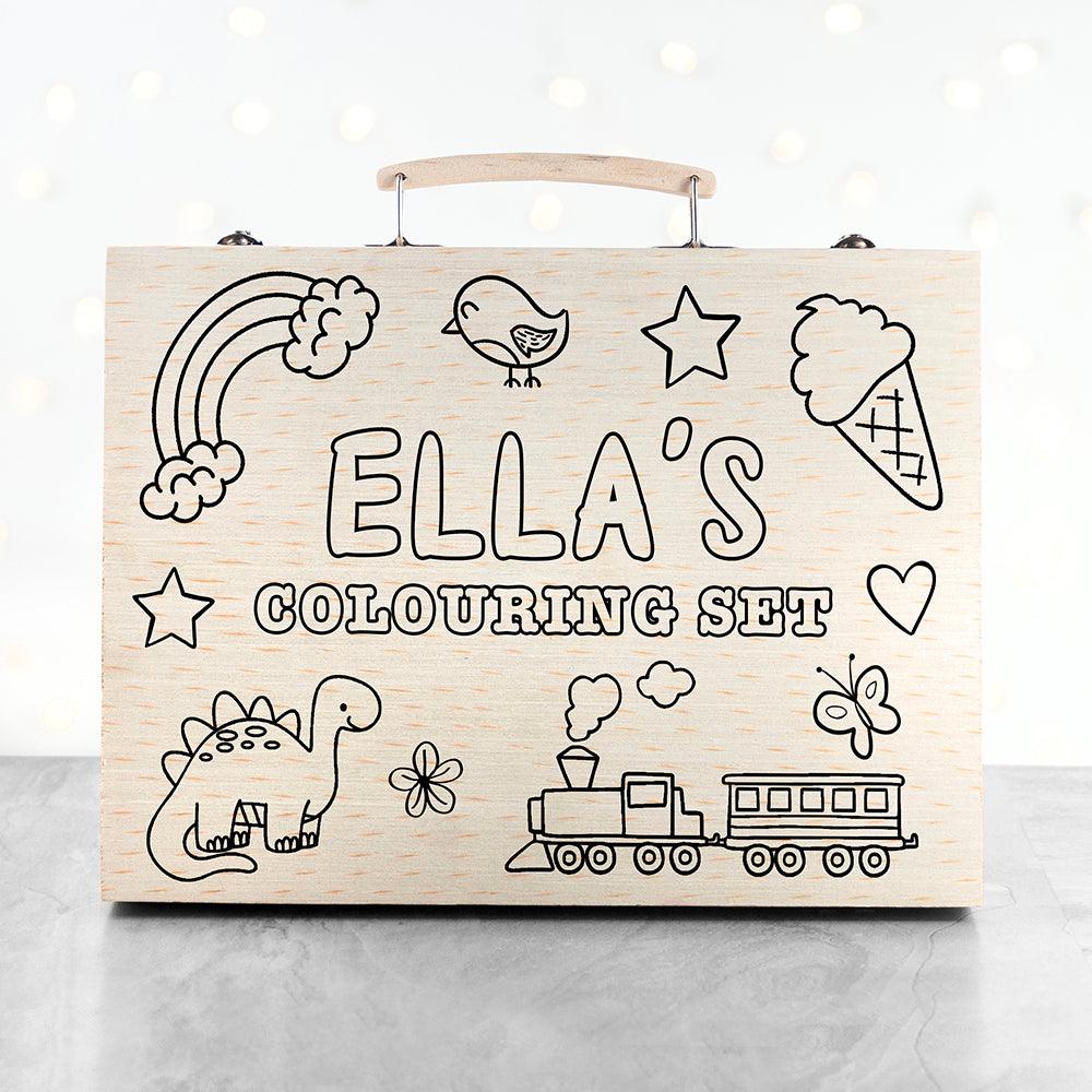 Personalised Colour Your Own Colouring Set - Shop Personalised Gifts