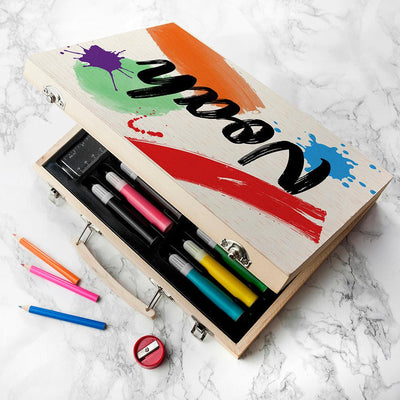Personalised Colour Splash Drawing Set - Shop Personalised Gifts
