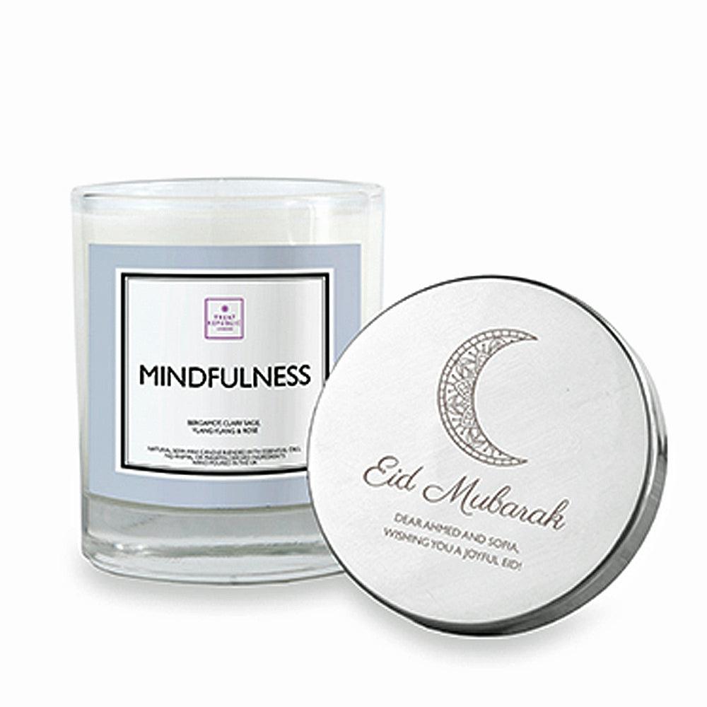 Personalised EID Mubarak Mindfulness Scented Wax Candle - Shop Personalised Gifts