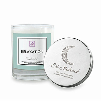 Personalised EID Mubarak Relaxation Scented Wax Candle - Shop Personalised Gifts