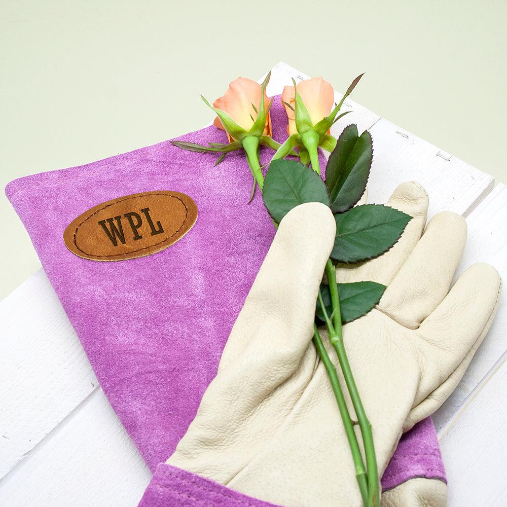 Large Pink Leather Garden Gloves - Shop Personalised Gifts