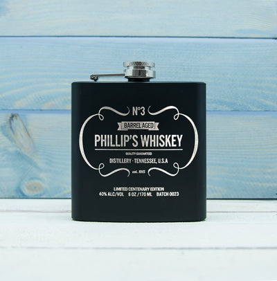 Personalised Whiskey Vintage Hip Flask