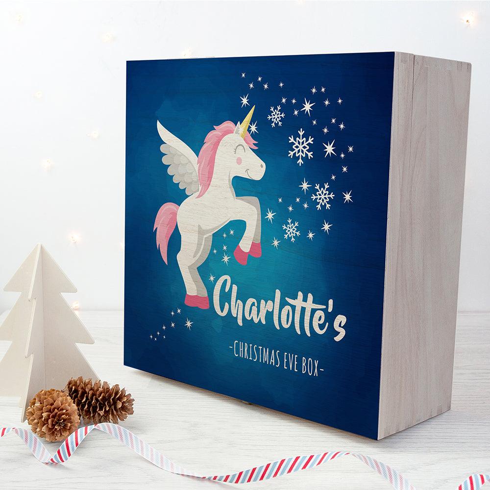 Personalised Baby Unicorn Christmas Eve Box - Shop Personalised Gifts