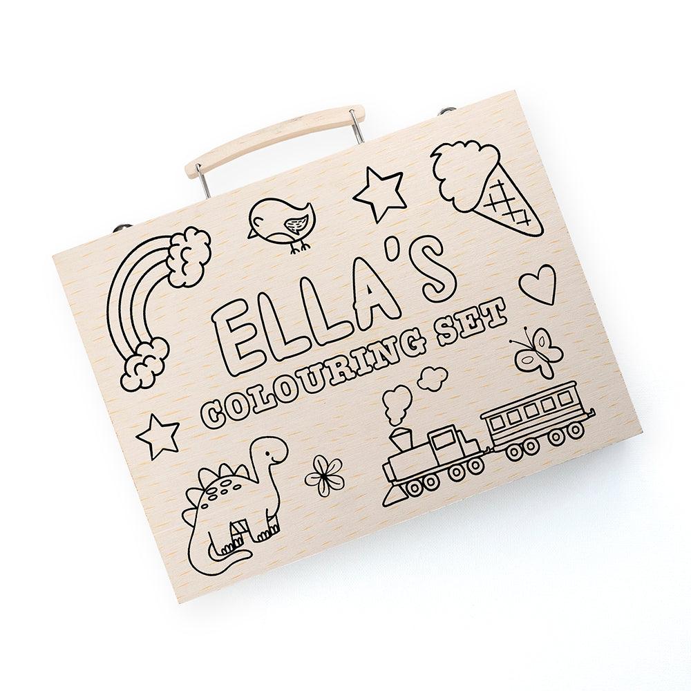 Personalised Colour Your Own Colouring Set - Shop Personalised Gifts