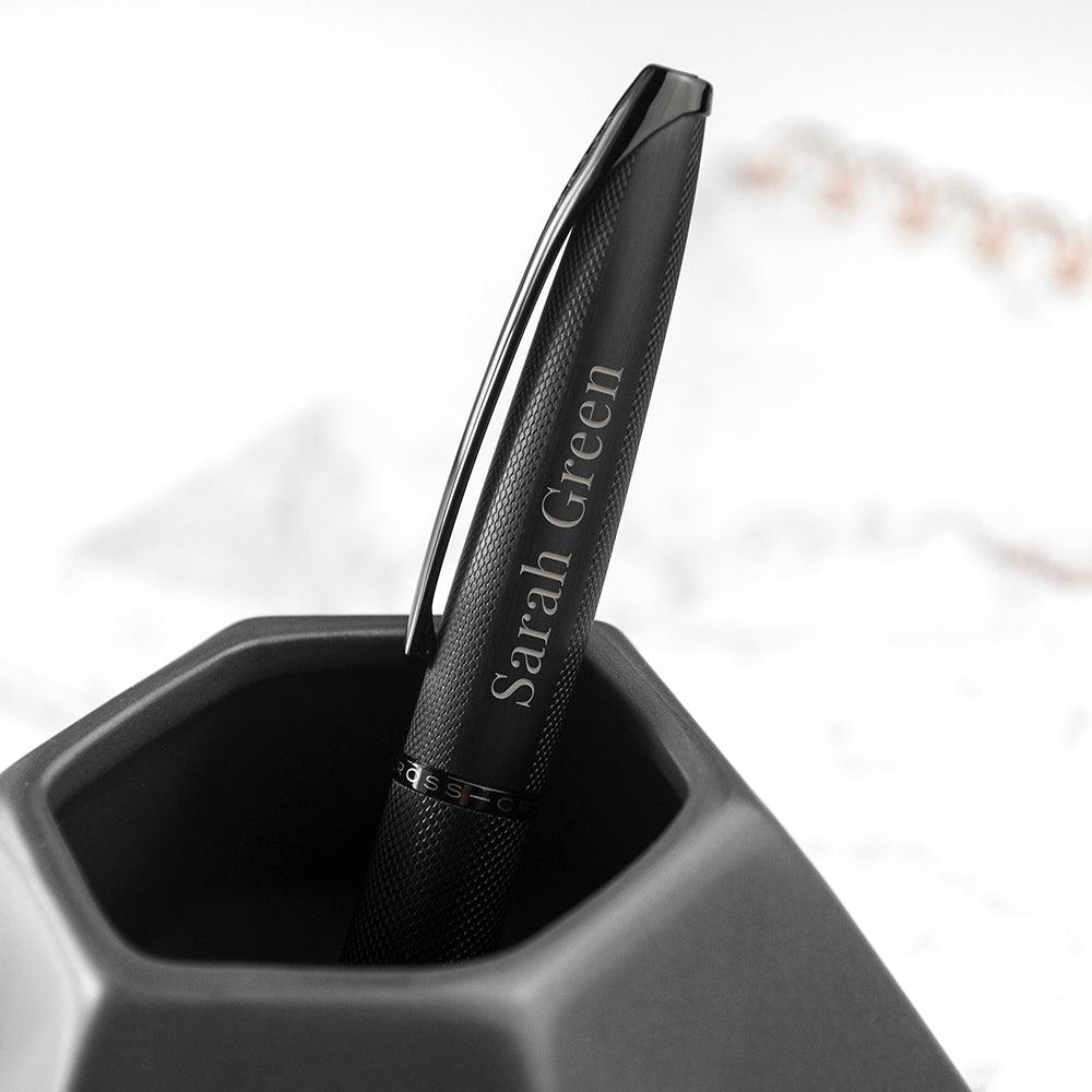 Personalised Cross ATX Pen In Black - Shop Personalised Gifts