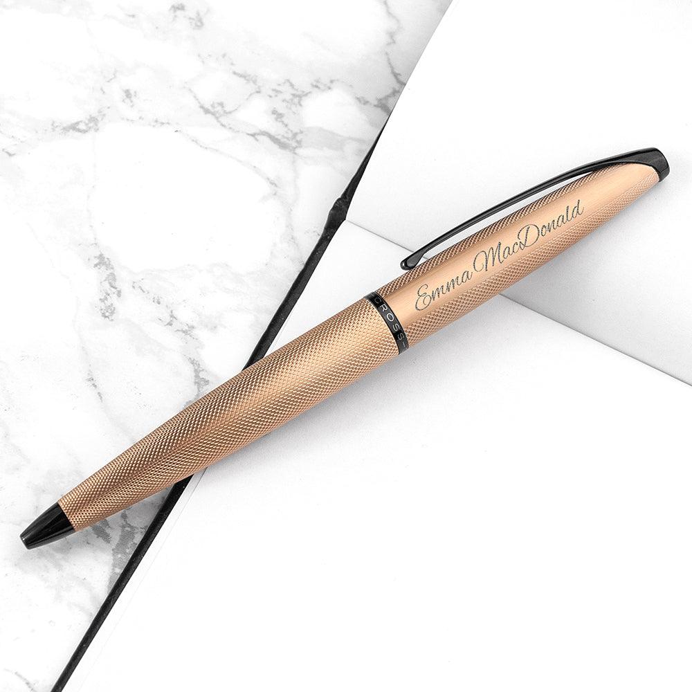 Personalised Cross ATX Pen In Rose Gold - Shop Personalised Gifts