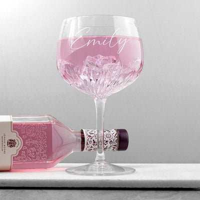 Personalised Crystal Gin Goblet - Shop Personalised Gifts