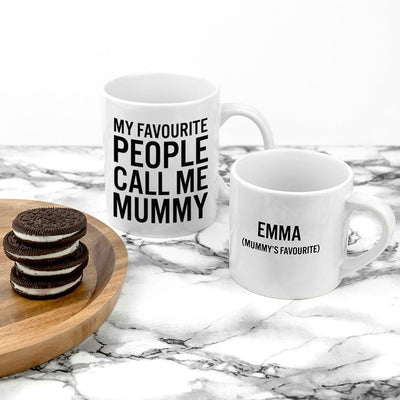 Personalised Mummy & Me Favourite People Ceramic Mug - Shop Personalised Gifts