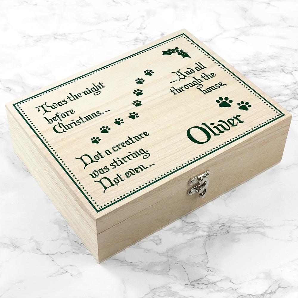 Personalised Pets T'Was The Night Before Christmas Eve Box - Shop Personalised Gifts