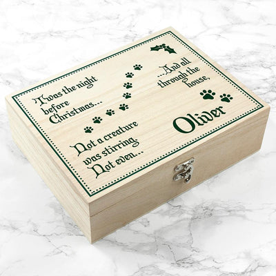 Personalised Pets T'Was The Night Before Christmas Eve Box - Shop Personalised Gifts
