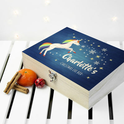 Personalised Rainbow Unicorn Christmas Eve Box - Shop Personalised Gifts