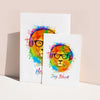 Personalised Watercolour Lion Wild Side Musical Print Wall Art - Shop Personalised Gifts